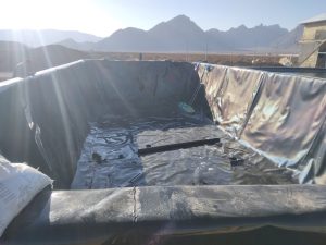 عایق‌کاری استخر ذخیره آب