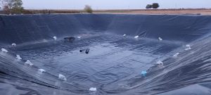 عایق‌کاری استخر ذخیره آب در سپیدان