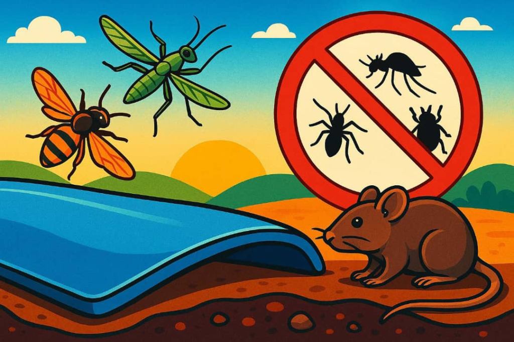 راهکار های نوین حفاظت از ژئوممبران در برابر حمله حشرات و حیوانات