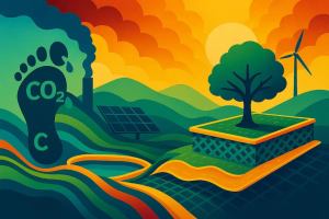 نقش مواد ژئوسنتتیک در کاهش رد پای کربن