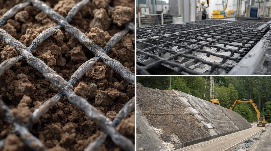 آزمایش‌های کنترل کیفیت و ارزیابی عملکرد ژئوگرید