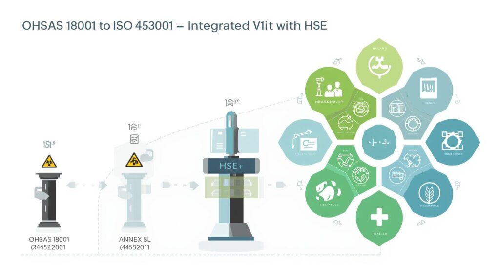 تفاوت ISO 45001 با استاندارد قدیمی OHSAS 18001 و ارتباط آن با HSE