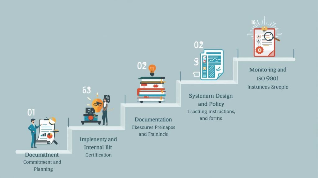 فرآیند پیاده‌سازی و مستندسازی سیستم کیفیت بر مبنای ISO 9001