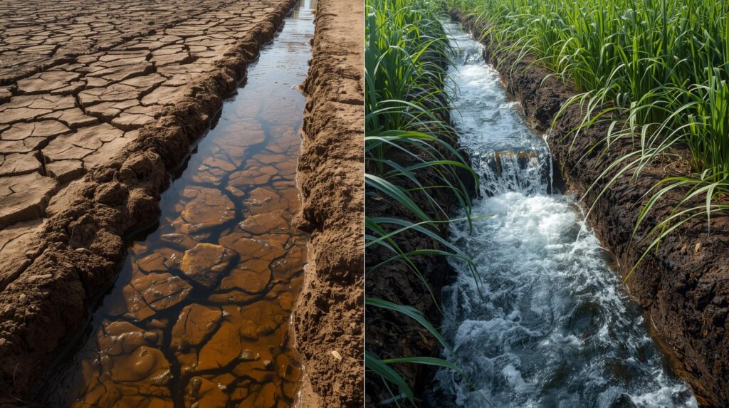 نقش ژئوممبران در چرخه مدیریت آب کشاورزی فلاورجان